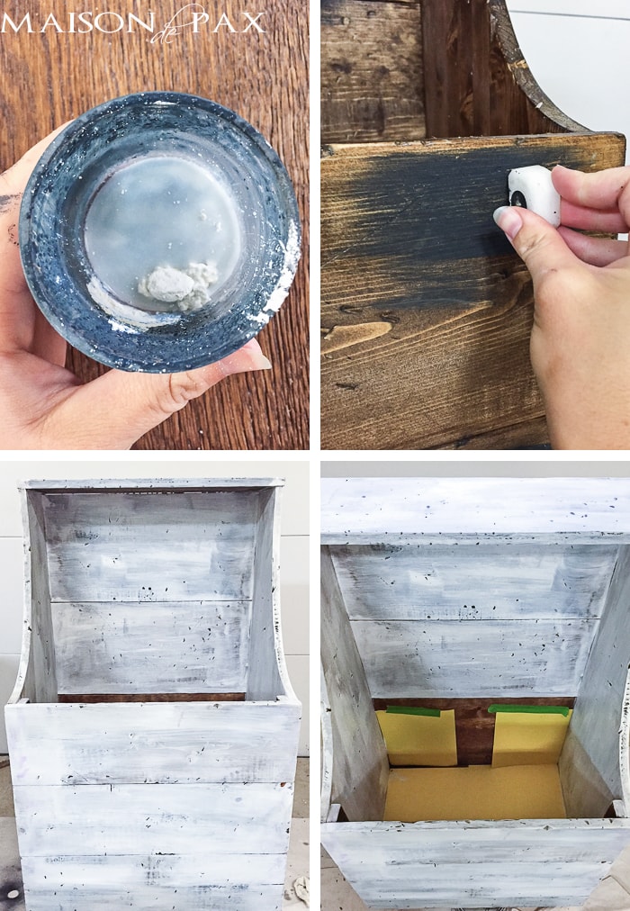layering different colors of milk paint can create an authentic, chippy, antique look | aiweb9ygdry.cmersite.com