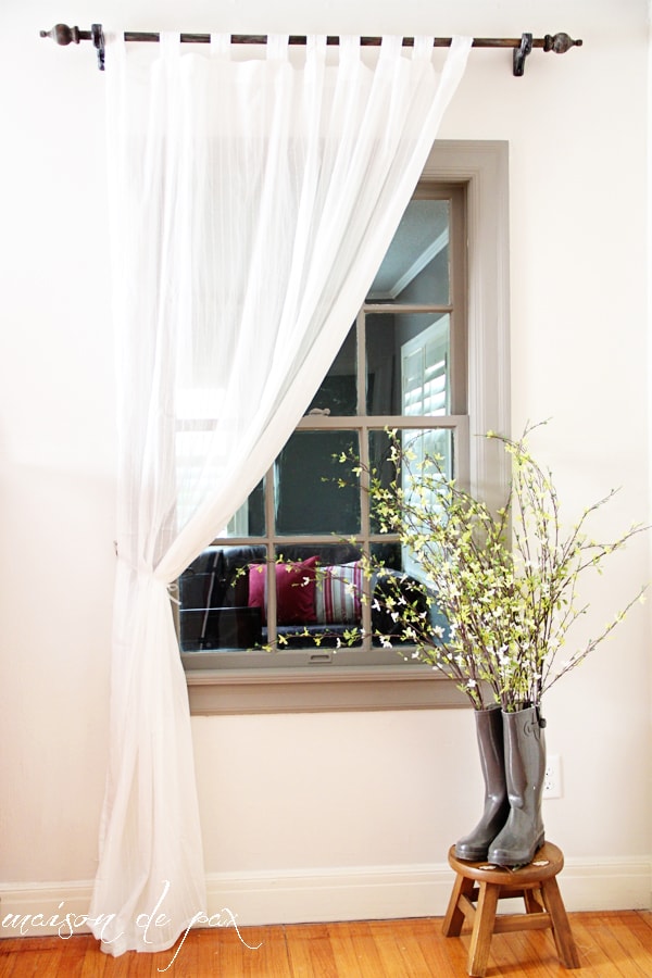 Window treatment- Maison de Pax