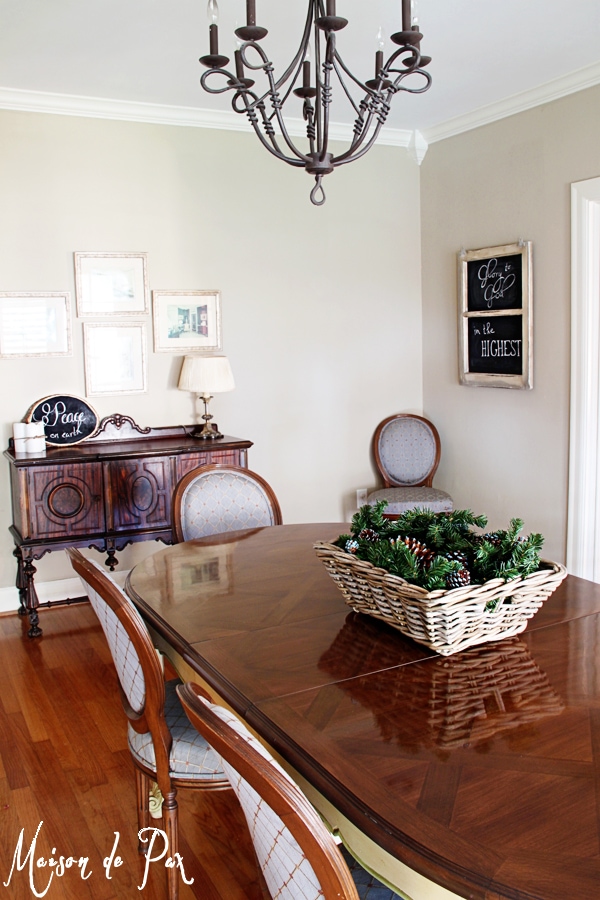 gorgeous dining room makeover - Maison de Pax