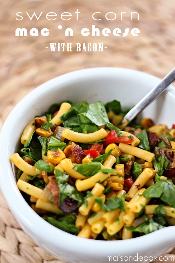 Sweet Corn Macaroni and Cheese