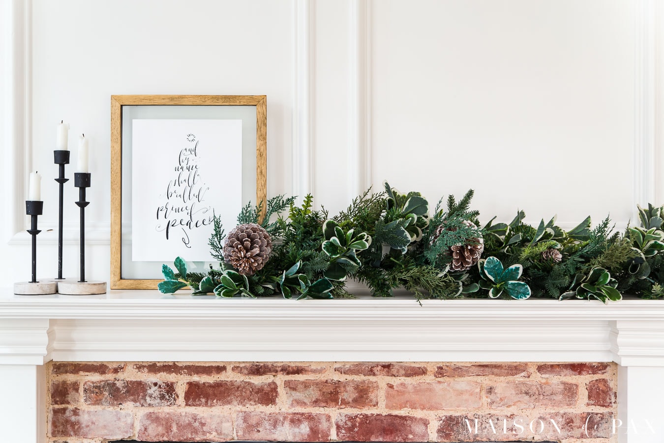 prince of peace tree printable for holiday decor | Maison de Pax