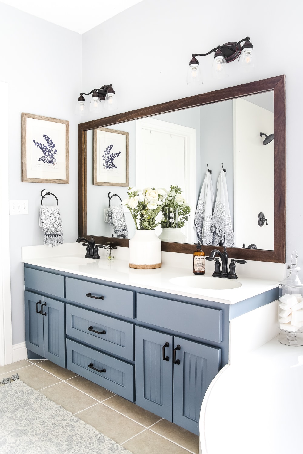Rustic Master Bath- Maison de Pax