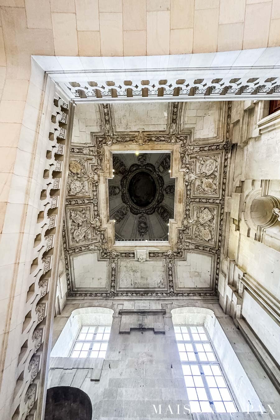 ceiling stone carvings french architecture