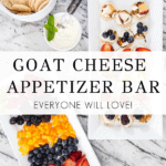 gorgeous appetizer board with goat cheese and fruit | Maison de Pax