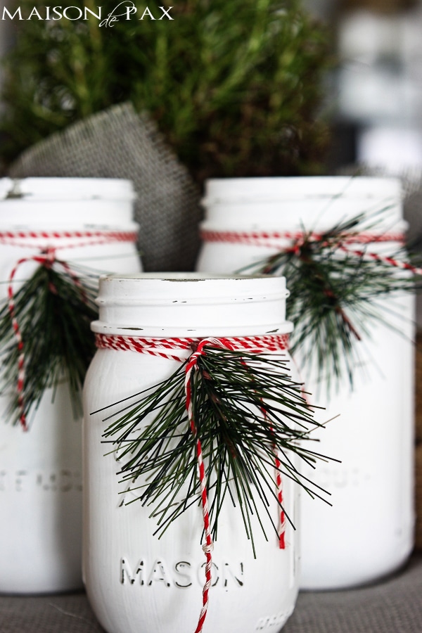 Mason jar luminaries - Maison de Pax