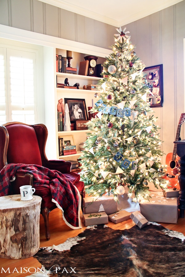 Rustic Christmas Home tour- Maison de Pax