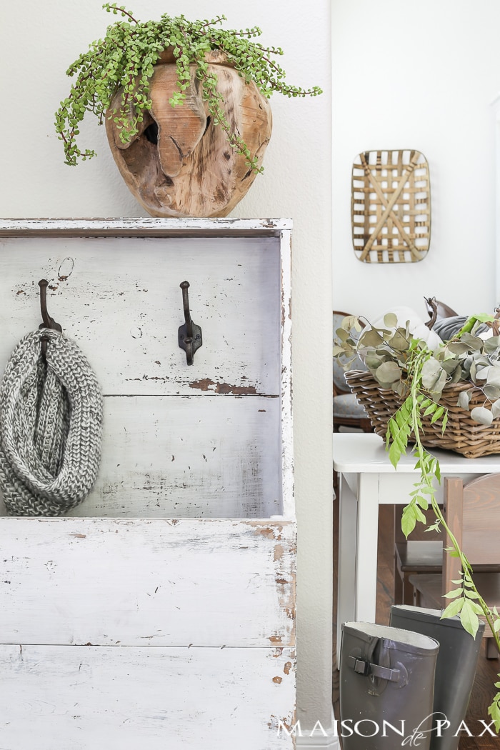Succulent wood teak vase- Maison de Pax