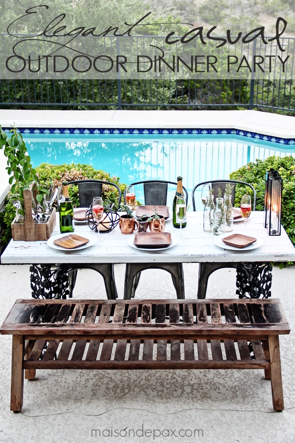gorgeous, elegant yet casual outdoor dinner party setting | aiweb9ygdry.cmersite.com