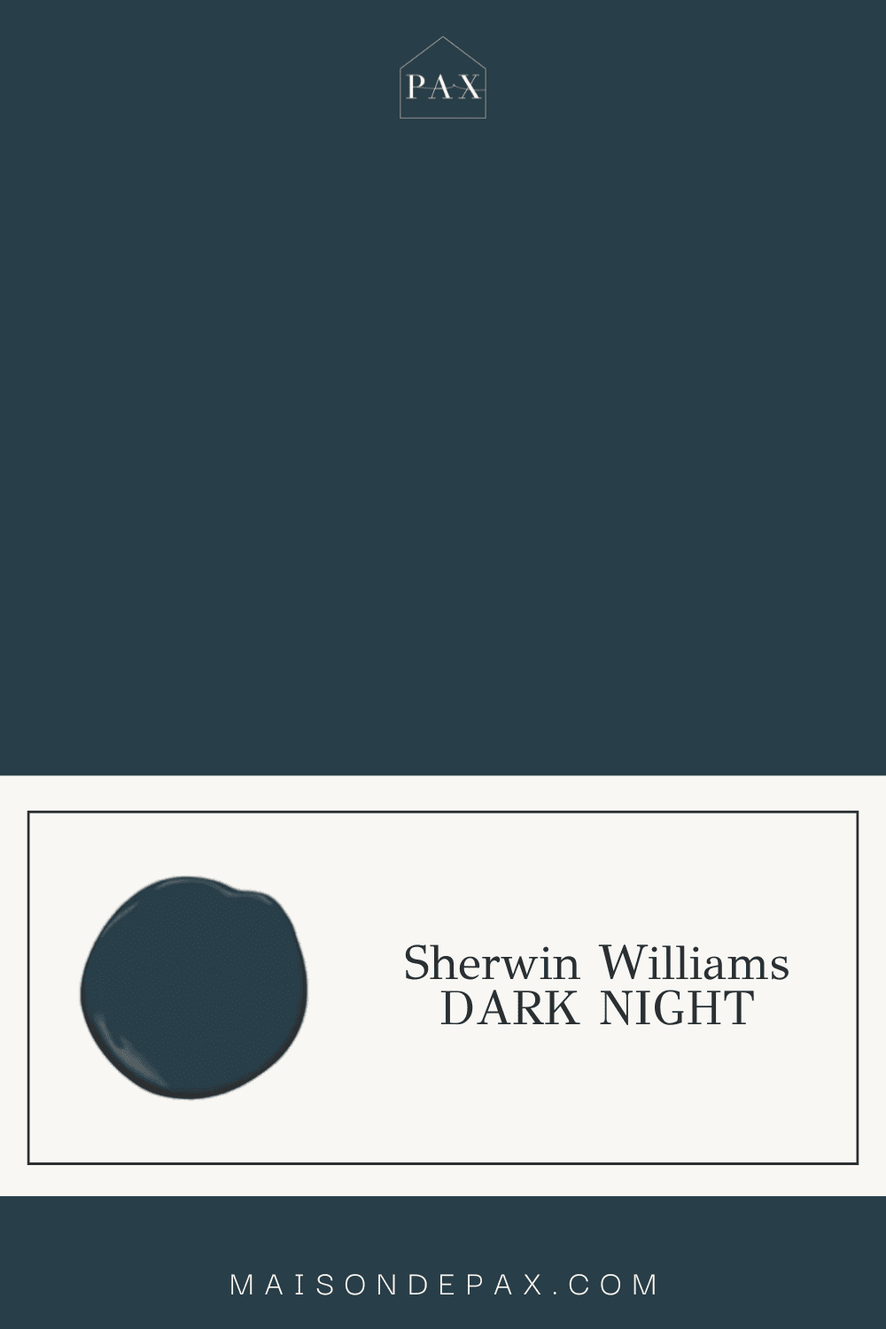 sherwin williams dark night
