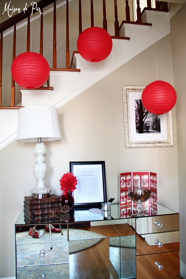 chinese new year entryway