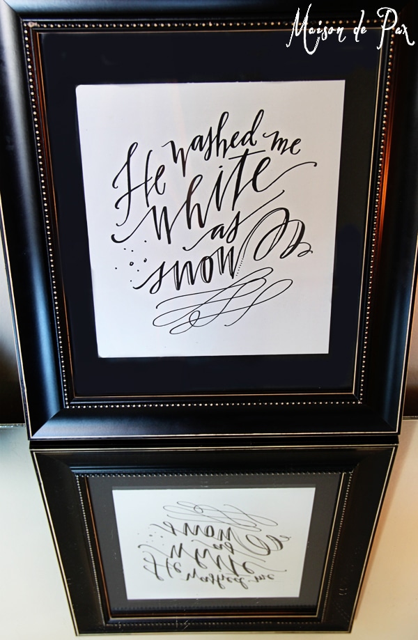 simple winter decor