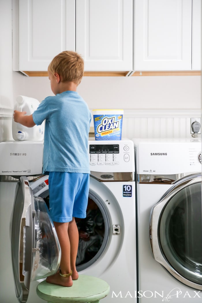 Teaching Kids to do Laundry