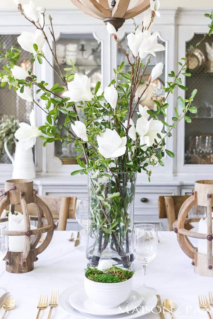 Beautiful table centerpieces and floral arrangements- Maison de Pax