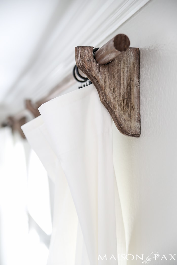 DIY Curtain Rods (Restoration Hardware Inspired)