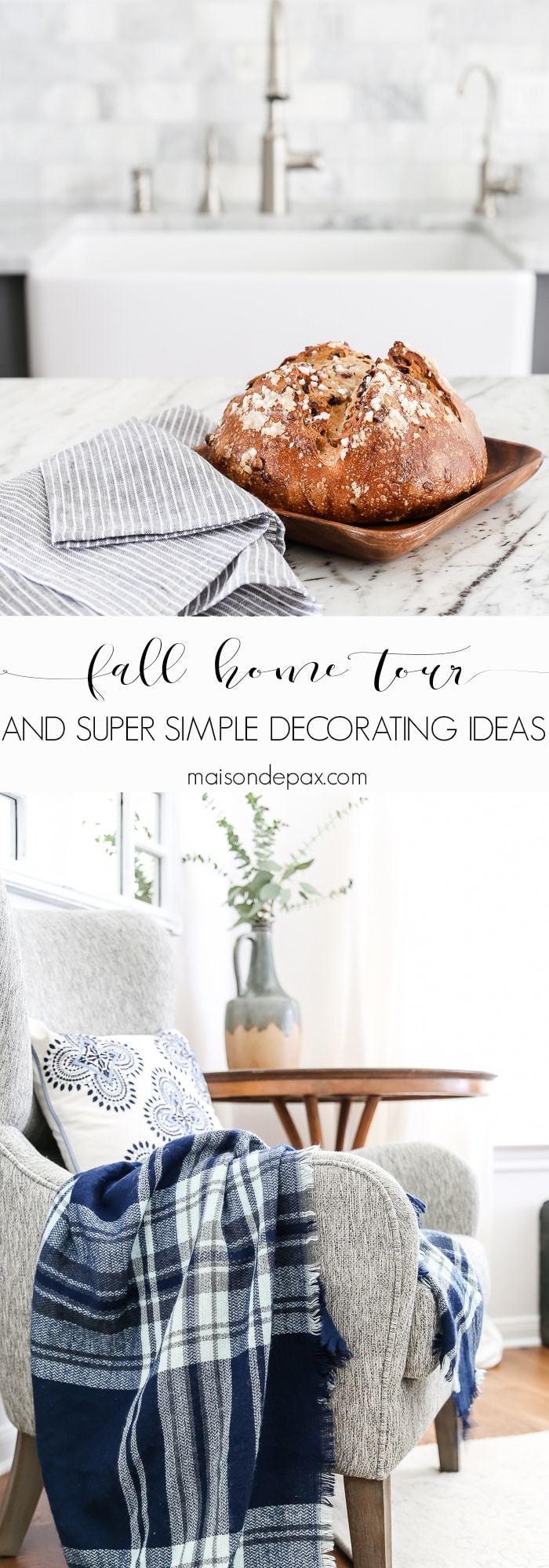 Add fall decor touches to your home in 15 minutes or less- Maison de Pax