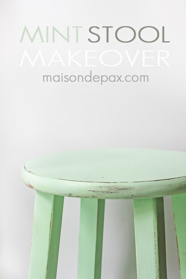 Mint Stool Makeover
