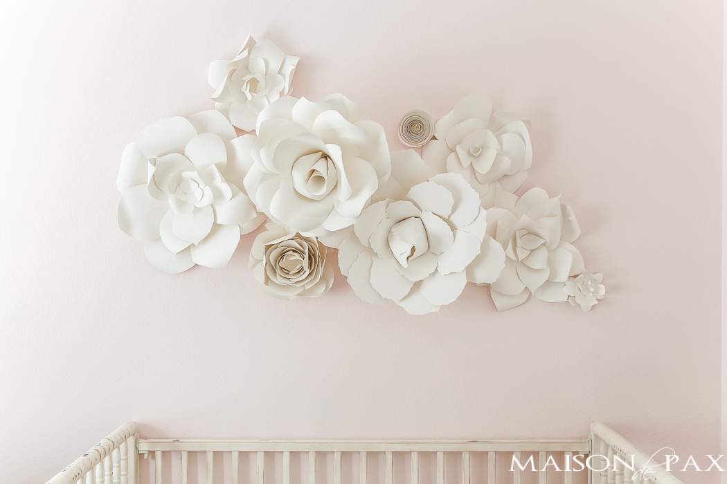Soft baby girl nursery- Maison de Pax
