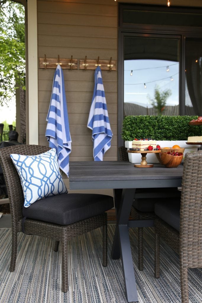 Outdoor Poolside patio