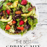 green salad with fruit and nuts | Maison de Pax