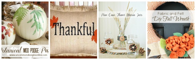 Uncommon Designs Fall Projects