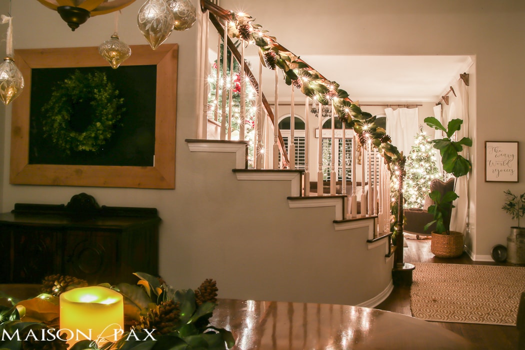 Christmas stairs- Maison de Pax