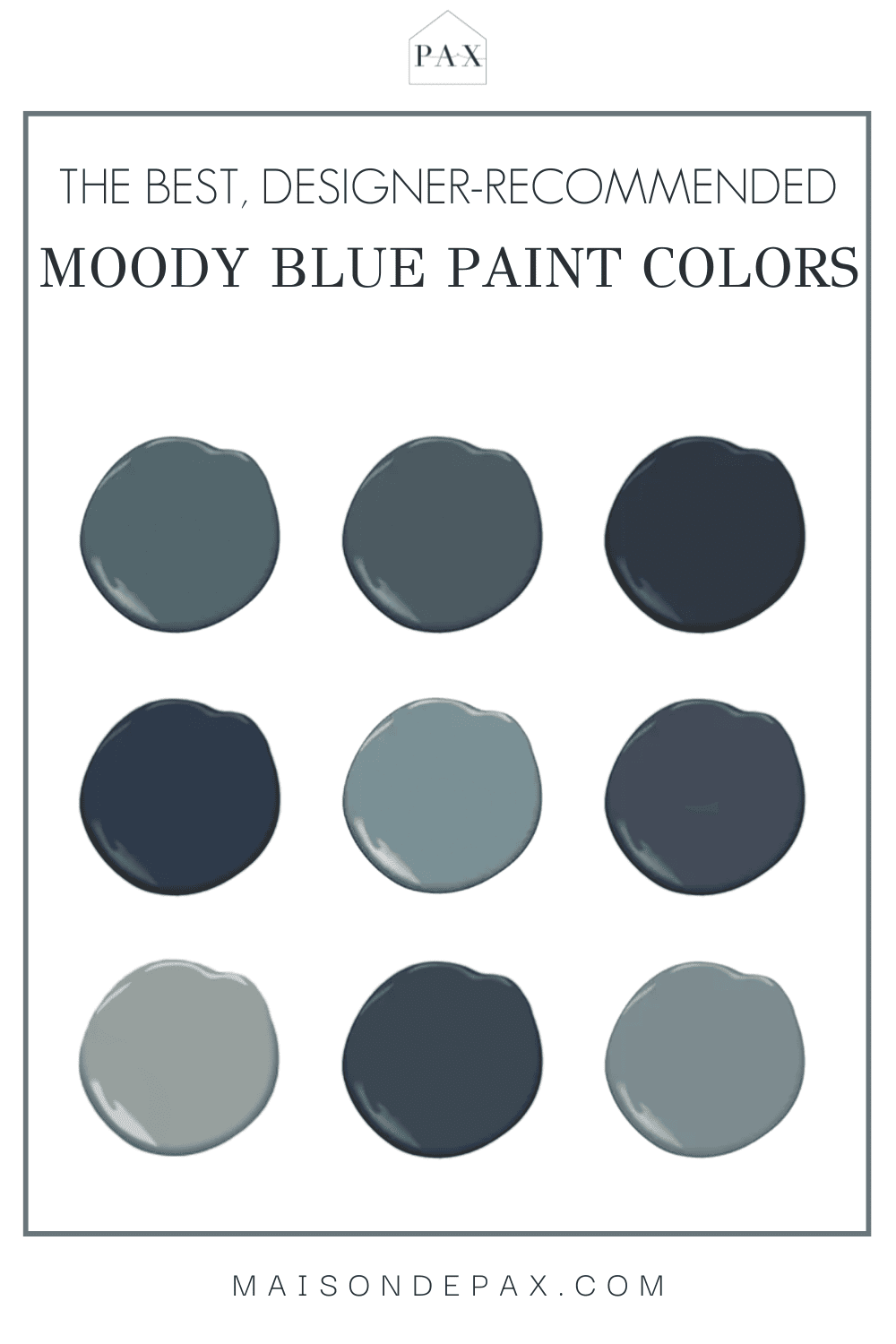 The Best Moody Blue Paint Colors & How to Use Them