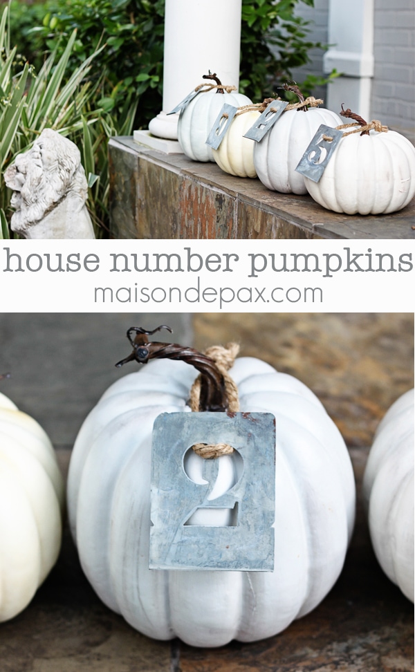 I’m Right Here! (House Number Pumpkins)