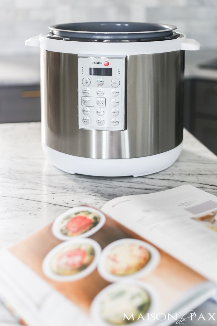 Considering an electric pressure cooker? Check out this review of a Fagor multicooker and find out an incredible cookbook full of pressure cooker recipes!