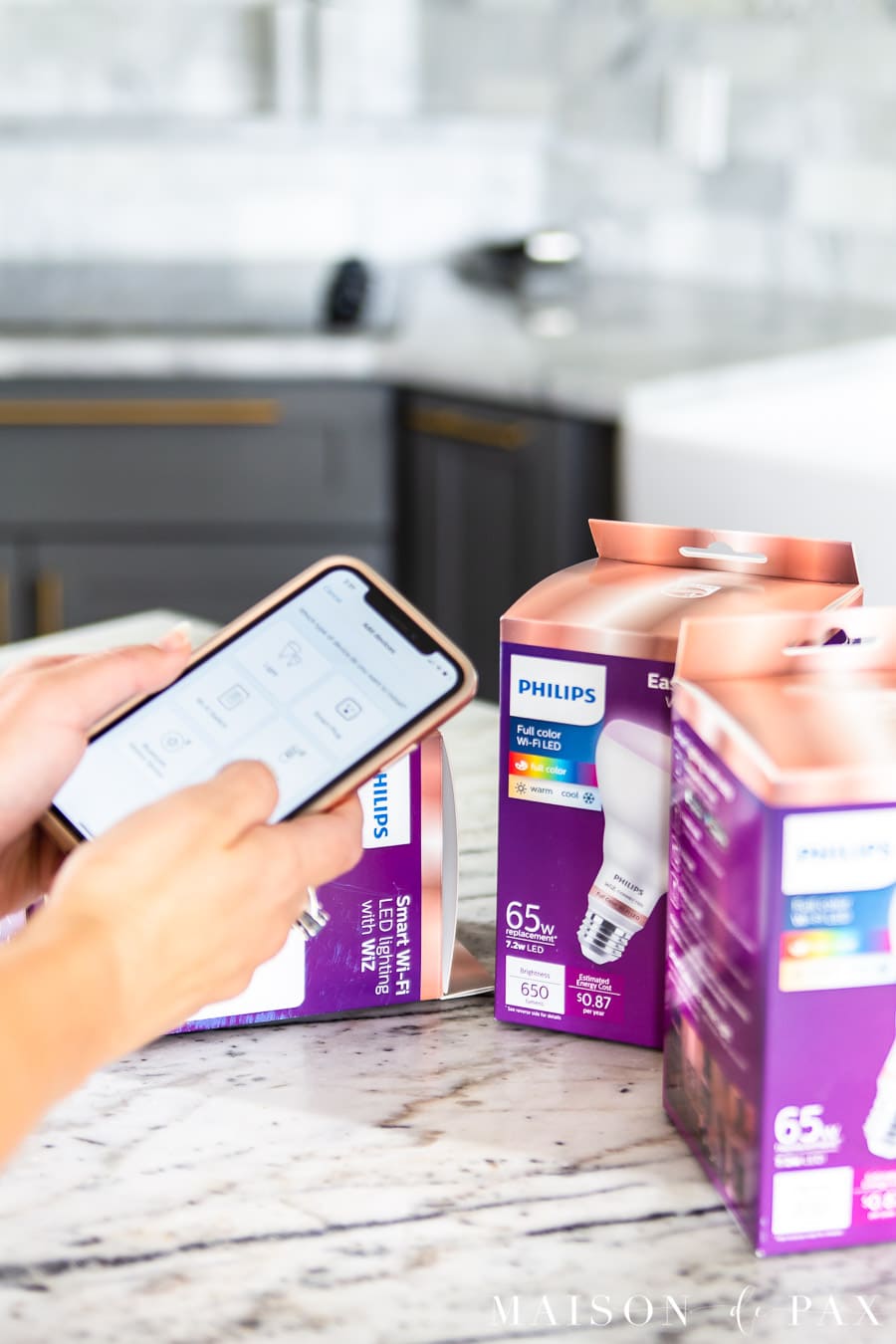 smart lighting wiz app set up | Maison de Pax