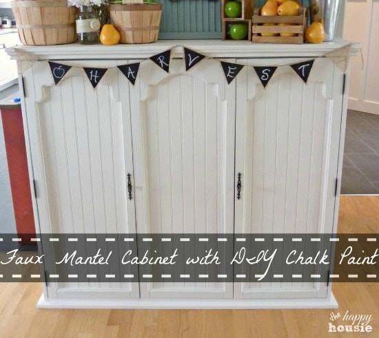 Create Your Own Faux Mantel