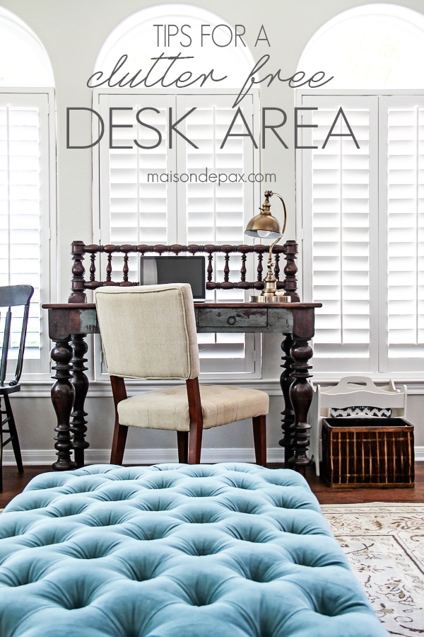 Great tips for a clutter-free desk! aiweb9ygdry.cmersite.com