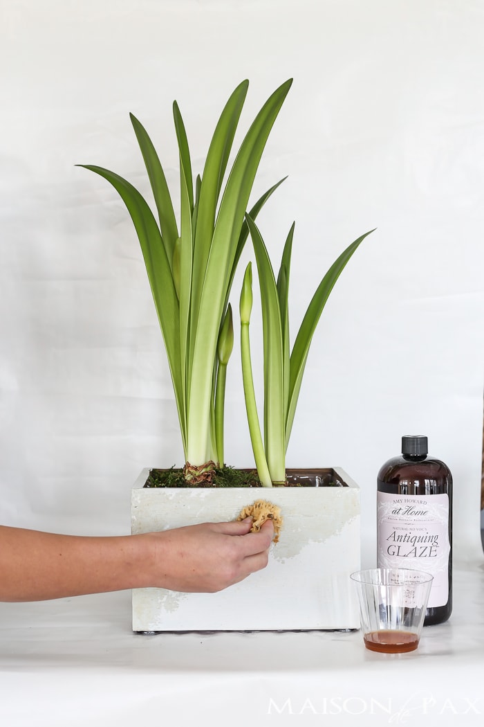 Step by step tutorial to help you achieve an authentic looking aged, layered paint finish. Using a combination of chalk based paint and milk paint, this textured, antique look is simply beautiful!