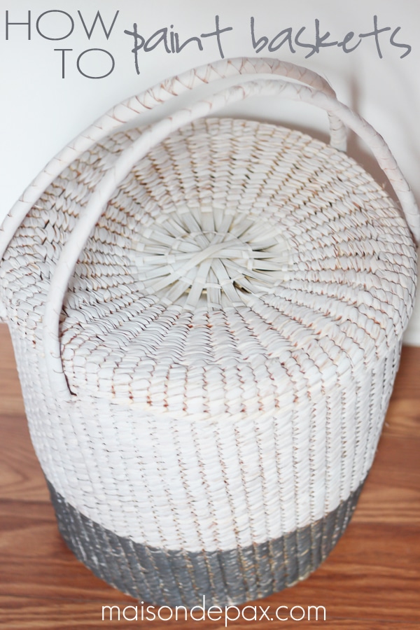 How to Paint a Basket