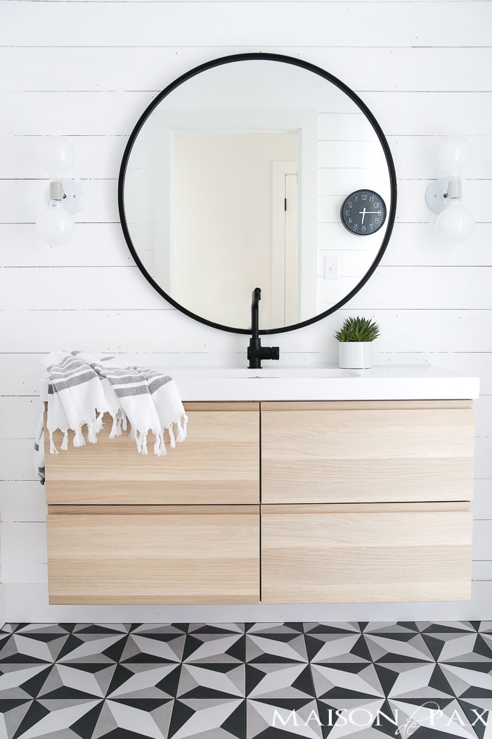 Modern Farmhouse Bathroom- Maison de Pax