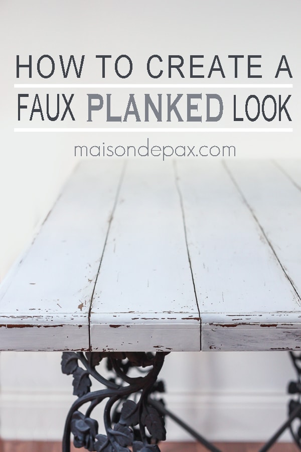Faux Planked Desk (23 of 49) sign