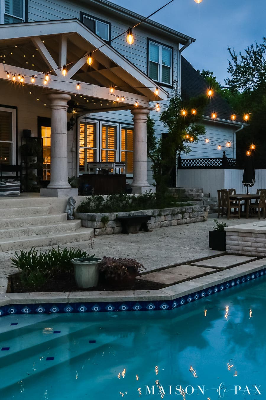 How to Hang Outdoor String Lights Without Trees