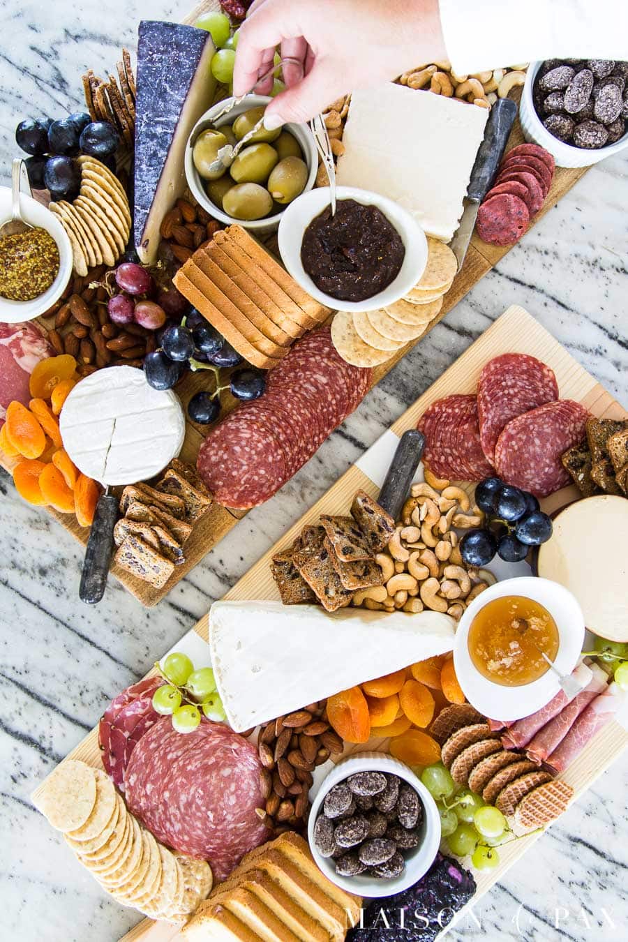 incredible diy charcuterie boards inspired by authentic antique french bread boards | Maison de Pax