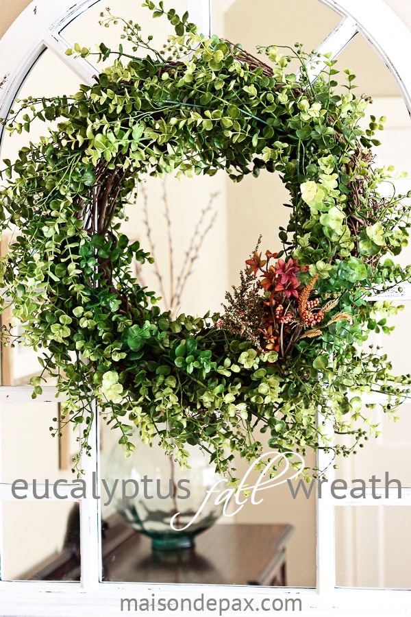 Create your own gorgeous eucalyptus wreath for a FRACTION of the cost of buying one! via aiweb9ygdry.cmersite.com #wreath #green #fall #floral
