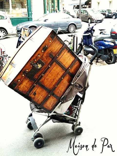 trunk in stroller