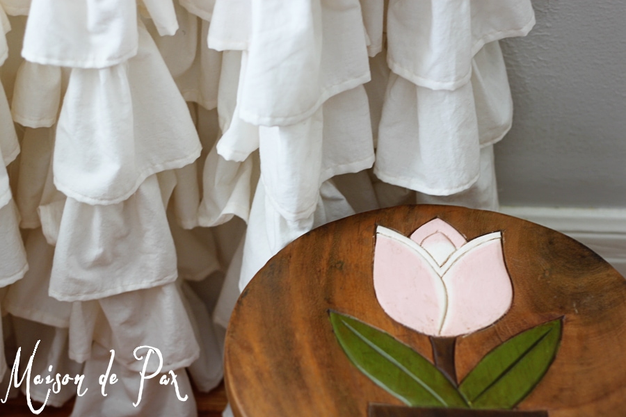 inspiration and design ideas for a girl's nursery with soft grays and touches of pink...