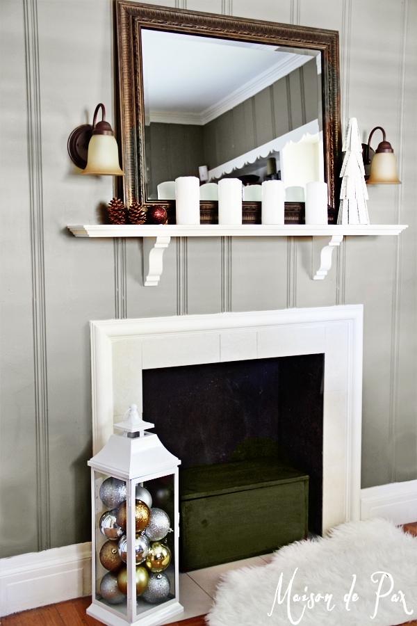 christmas office mantel- Maison de Pax