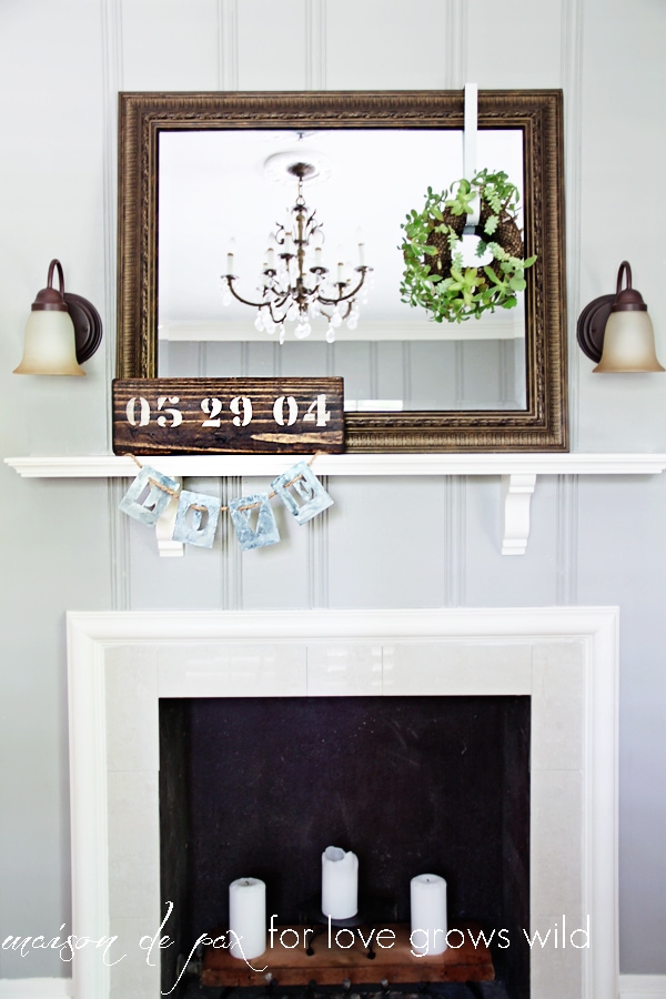 Create your own rustic wooden sign to celebrate an anniversary, birthday, or any other special occasion. Get the full tutorial on this easy DIY painted sign.