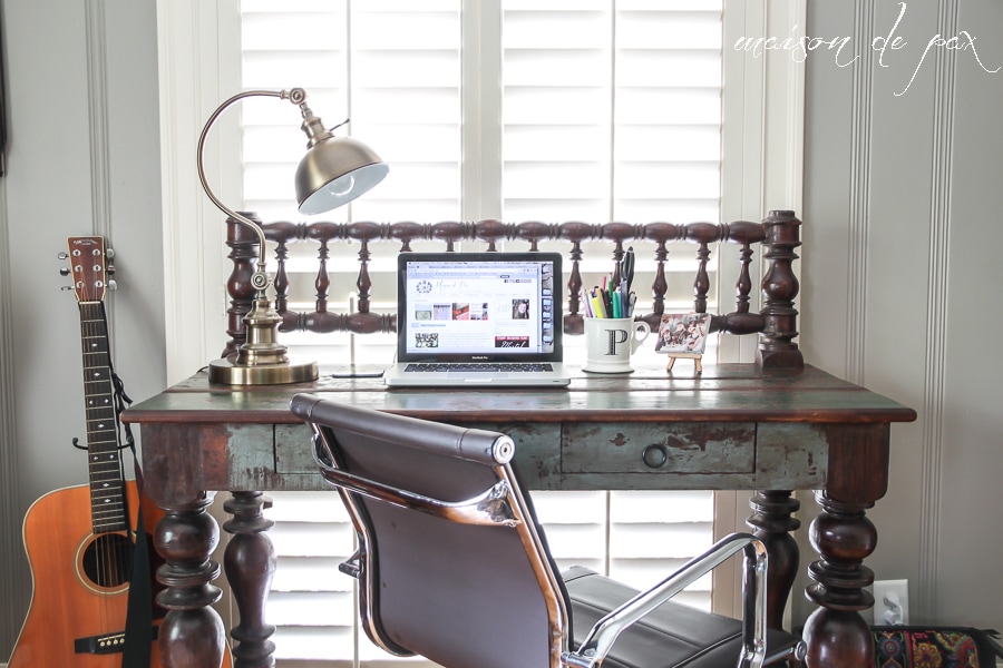 eclectic office makeover at aiweb9ygdry.cmersite.com #rustic #industrial #classic #chic
