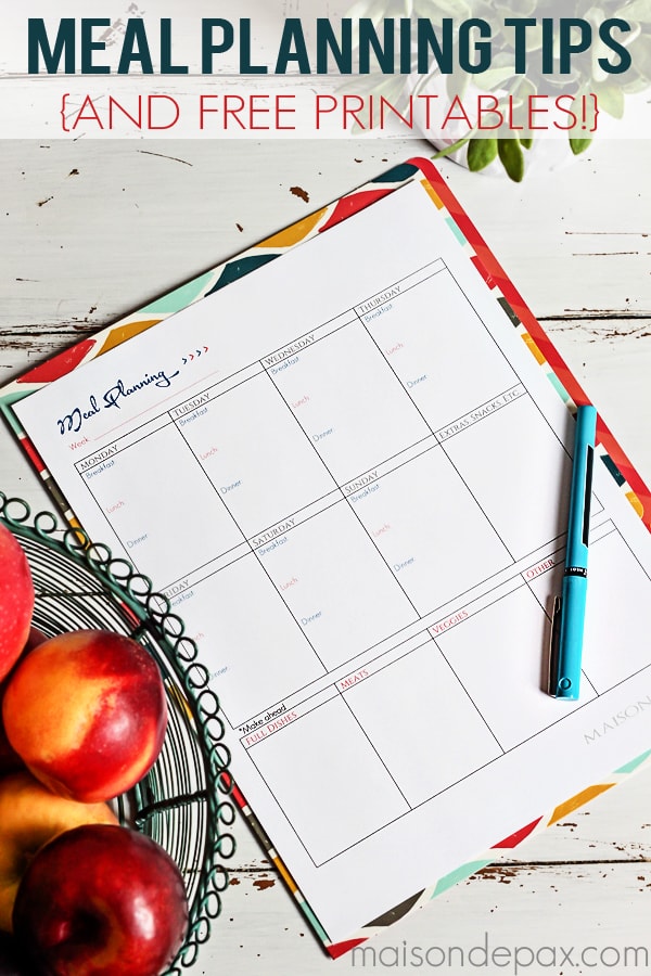 Super helpful meal planning tips and free printables | aiweb9ygdry.cmersite.com
