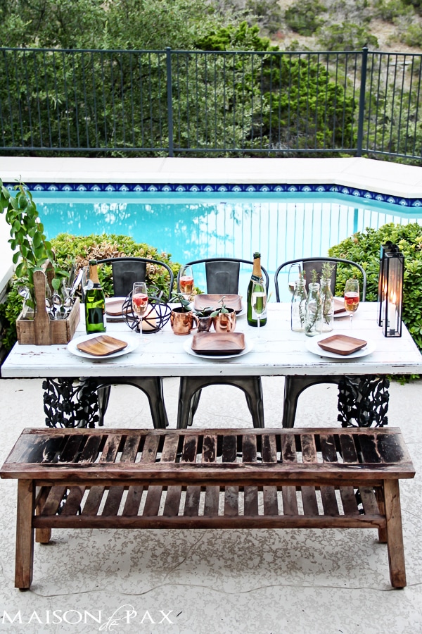 gorgeous, elegant yet casual outdoor dinner party setting | aiweb9ygdry.cmersite.com