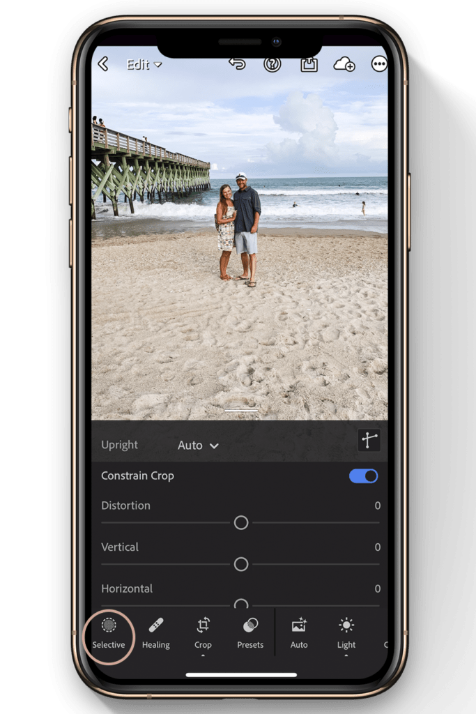 lightroom mobile editing tutorial-how to make selective edits