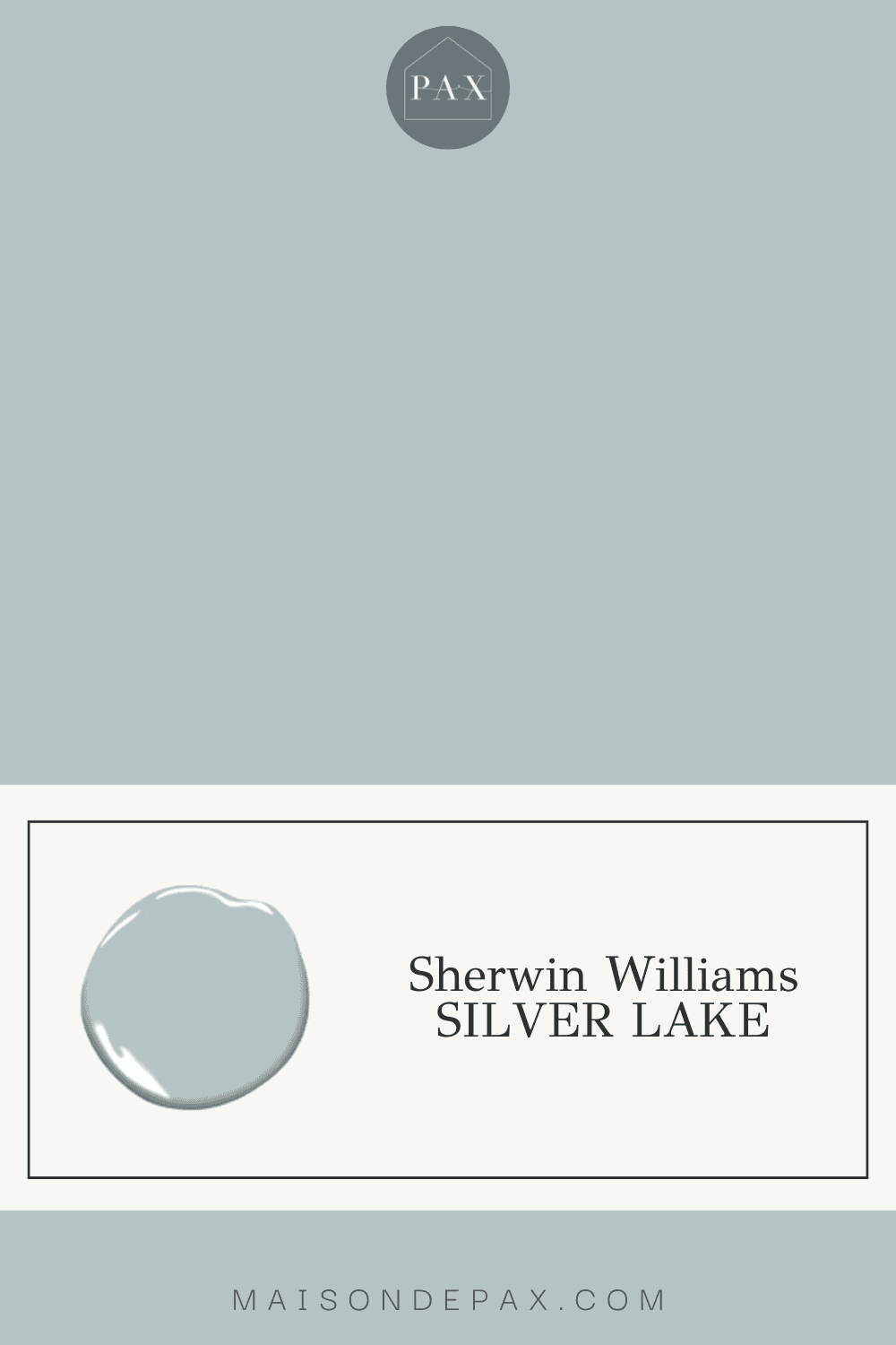 SW Silver Lake - light blue paint color