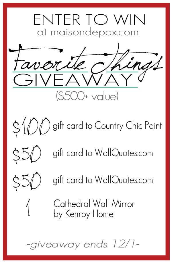 Just Because I love You Giveaway2 - Maison de Pax