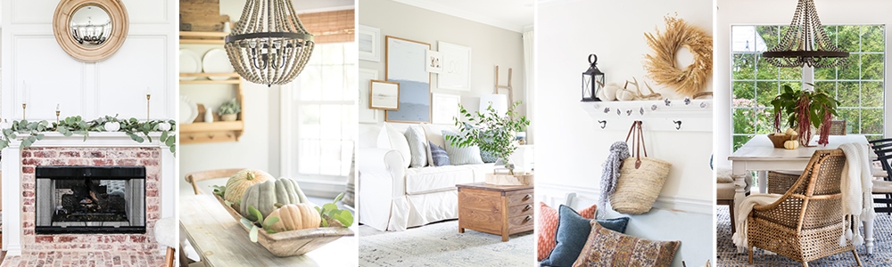 fall into home tour: autumn home tours and fall decorating tips