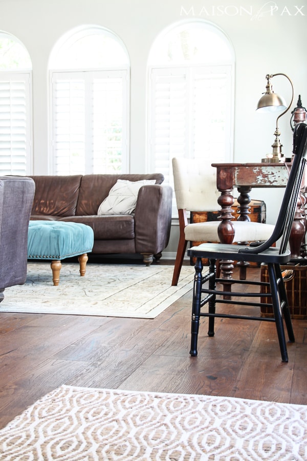 Love this neutral cotton and jute rug in the entryway | aiweb9ygdry.cmersite.com